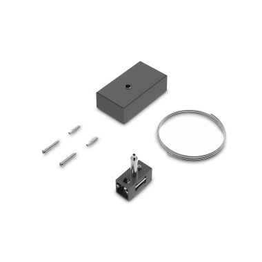 EGO KIT BI-EMISSION CABLE 2 MT + CEILING CUP - IDEAL LUX 322476 product photo Photo 01 3XL