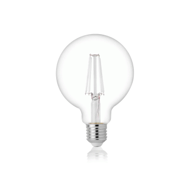 E27 GLOBO D95 FILAMENT 4W 3000K CRI80 - IDEAL LUX 345840 product photo Photo 01 3XL