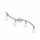 FARETTO 4 LUCI SNAKE PL4 CROMO - IDEAL LUX 002781 product photo