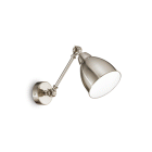 NEWTON AP1 NICKEL LAMPADA APPLIQUE - IDEAL LUX 016399 product photo