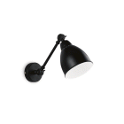 LAMPADA APPLIQUE NEWTON AP1 NERO - IDEAL LUX 027852 product photo