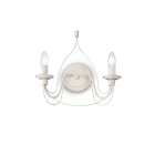 LAMPADA APPLIQUE CORTE AP2 BIANCO ANTICO - IDEAL LUX 028460 product photo