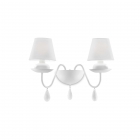 LAMPADA DA PARETE APPLIQUE BLANCHE AP2 BIANCO - IDEAL LUX 035598 product photo