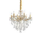 LAMPADA SOSPENSIONE FLORIAN SP6 ORO - IDEAL LUX 035635 product photo