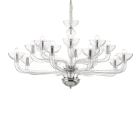 LAMPADA SOSPENSIONE CASANOVA SP1 6 TRASPARENTE - IDEAL LUX 044248 product photo