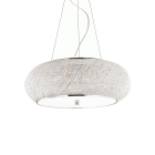 LAMPADA SOSPENSIONE PASHA ' SP1 0 CROMO - IDEAL LUX 082196 product photo