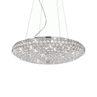 LAMPADA SOSPENSIONE KING SP1 2 CROMO - IDEAL LUX 088013 product photo