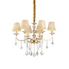 LAMPADA SOSPENSIONE PANTHEON SP6 ORO - IDEAL LUX 088068 product photo