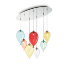 LAMPADA SOSPENSIONE CLOWN SP7 COLOR - IDEAL LUX 100937 product photo
