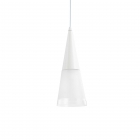 LAMPADARIO SOSPENSIONE CONO SP1 BIANCO - IDEAL LUX 112459 product photo