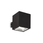 LAMPADA APPLIQUE SNIF AP1 SQUARE NERO - IDEAL LUX 123080 product photo