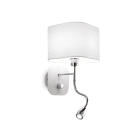 HOLIDAY AP2 BIANCO LAMPADA APPLIQUE - IDEAL LUX 124162 product photo