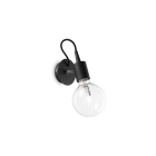 EDISON AP1 NERO LAMPADA APPLIQUE - IDEAL LUX 148908 product photo