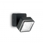 LAMPADA DA PARETE APPLIQUE OMEGASQUARE AP1 NERO - IDEAL LUX 165370 product photo