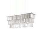 LAMPADA SOSPENSIONE MARTINEZ SP6 CROMO - IDEAL LUX 166322 product photo