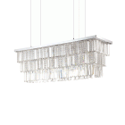 LAMPADA SOSPENSIONE MARTINEZ SP8 CROMO - IDEAL LUX 166360 product photo