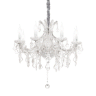 LAMPADA SOSPENSIONE NAPOLEON SP8 CROMO - IDEAL LUX 167244 product photo