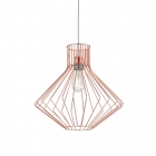 LAMPADARIO SOSPENSIONE AMPOLLA - 4 SP1 RAME - IDEAL LUX 167503 product photo