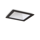 GAME SQUARE 11W 3000K BK WH LAMPADA INCASSO - IDEAL LUX 192406 product photo