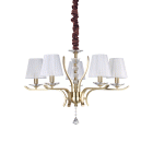 LAMPADA SOSPENSIONE PEGASO SP5 OTTONESATINATO - IDEAL LUX 197722 product photo