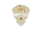 LAMPADA PLAFONIERA DUBAI PL3 OTTONE - IDEAL LUX 200996 product photo