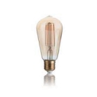 LAMPADINA LED VINTAGE E27 4W CONO FUME' 2200K - IDEAL LUX 204451 product photo