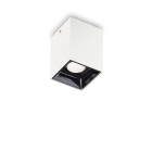 LAMPADA PLAFONIERA NITRO PL1 0WSQUARE BIANCO - IDEAL LUX 206035 product photo