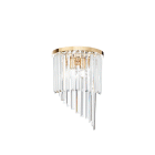 LAMPADA APPLIQUE CARLTON AP3 OTTONE - IDEAL LUX 213491 product photo