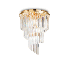 LAMPADA PLAFONIERA CARLTON PL1 2OTTONE - IDEAL LUX 213507 product photo