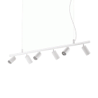 LAMPADA SOSPENSIONE DYNAMITE SP6 BIANCO - IDEAL LUX 231433 product photo