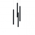 SOSPENSIONE LAMPAD FROZEN SP4 NERO - IDEAL LUX 233468 product photo