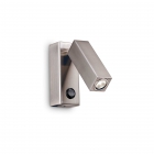 PAGE AP SQUARE NICKEL - IDEAL LUX 233857 product photo