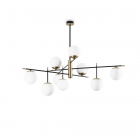 LAMPADA DASOFFITTOGOURMETPL9E14MAX9X40W NERO EOTTONESATINATO - IDEAL LUX 289489 product photo