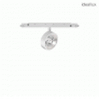 RIFLETTORE SU ROTAIE EGO TRACK FLAT SINGLE 09W 3000K ON-OFF WH - IDEAL LUX 300504 product photo