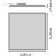 Panel Compact 600 Ugr&Lt;19 Dali 33W 840 U19 Dali - LEDVANCE PLCMP60033840UDA product photo Photo 03 2XS