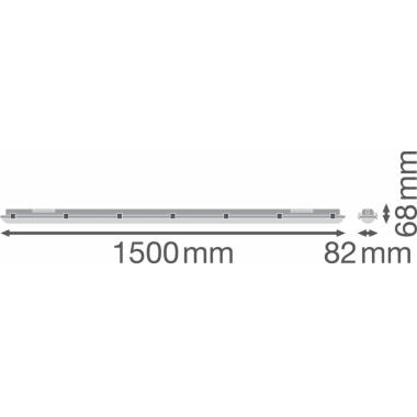 PANNELLO DP 1500 46W 840 IP65 GY LEDV - LEDVANCE DP150046840G3 product photo Photo 02 3XL