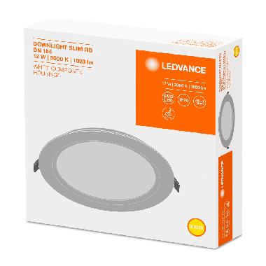 DL SLIM DN155 12W/3000K WT IP20    LEDV - LEDVANCE DWLSDN15512830G2 - LEDVANCE DWLSDN15512830G2 - LEDVANCE DWLSDN15512830G2 product photo Photo 02 3XL
