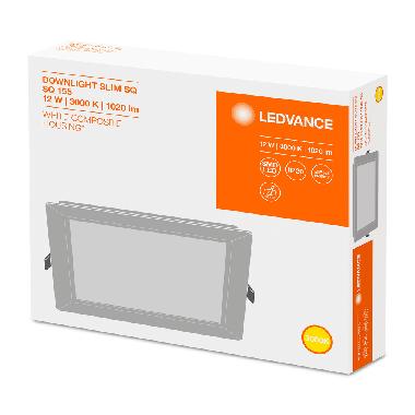 DL SLIM SQ155 12W/3000K WT IP20    LEDV - LEDVANCE DWLSSQ15512830G2 - LEDVANCE DWLSSQ15512830G2 - LEDVANCE DWLSSQ15512830G2 product photo Photo 02 3XL