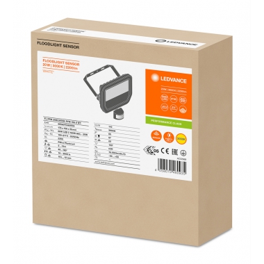 PROIETTORE LED FLOODLIGHT SENSOR 20 W 100/277 V WARM WHITE 3000 K ALLUMINIO IP65 - LEDVANCE FLOOD20830WSG3 product photo Photo 03 3XL