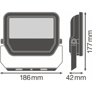 PROIETTORE FARO LED DA  ESTERNO 30W NERO 830 KELVIN CON STAFFA - LEDVANCE FLOOD30830BG3 product photo Photo 02 3XL