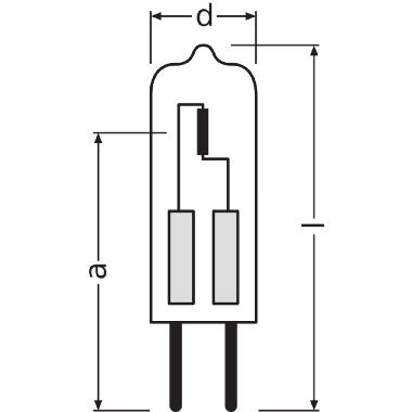 64450 S AX 75W 12V GY6.35 FS1      OSRAM - LEDVANCE H64450SG2 - LEDVANCE H64450SG2 - LEDVANCE H64450SG2 product photo Photo 03 3XL