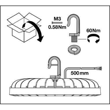 High Bay Compact 166W 840 110Deg Ip65 - LEDVANCE HBCOMP166840120 product photo Photo 06 3XL
