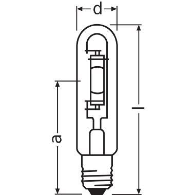 HQI-T 400/N E40 FLH1               OSRAM - LEDVANCE HQIT400N product photo Photo 03 3XL