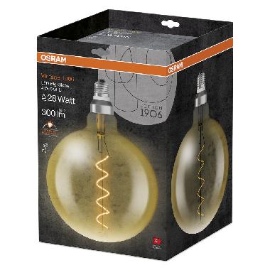 1906LEDBGLB 5W/820 230VSFIL E27 FS1OSRAM - LEDVANCE LED092013BOX1 - LEDVANCE LED092013BOX1 product photo Photo 02 3XL