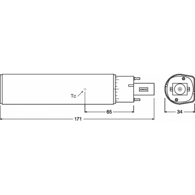 LAMPADA DULUX D26LED 10W/840230VEMG24D-3FS1OSRAM - LEDVANCE LED558601BOX1 product photo Photo 03 3XL