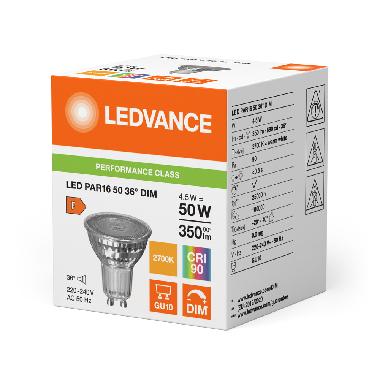 LED PAR165036 DIM 4.5W 927 GU10 P  LEDV - LEDVANCE PP1650D927361 - LEDVANCE PP1650D927361 product photo Photo 02 3XL