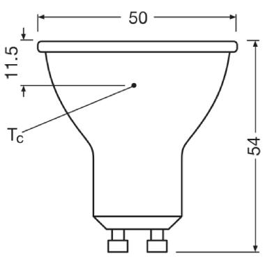 LED PAR165036 DIM 4.5W 927 GU10 P  LEDV - LEDVANCE PP1650D927361 - LEDVANCE PP1650D927361 product photo Photo 05 3XL
