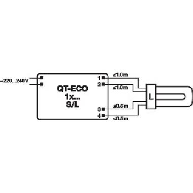 LEDAVANCE QTECO1X1824S - QT-ECO 1X18-24/220-240 S UNV1      OSRAM - LEDVANCE QTECO1X1824S product photo Photo 03 3XL
