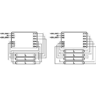 QTP5 3X14,4X14/220-240 UNV1        OSRAM - LEDVANCE QTP534X14 product photo Photo 03 3XL