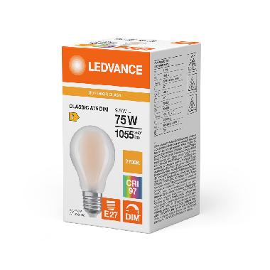 Led Classic A Dim Cri97 S 9.5W 927 Frosted E27 - LEDVANCE SCA75D927S1 product photo Photo 02 3XL